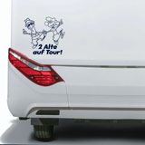 Wohnmobil aufkleber: 2 Alte auf Tour! 2