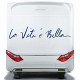 Aufkleber: La Vita é Bella von Wohnmobil  2