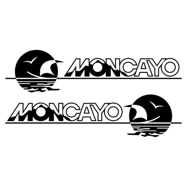 Wohnmobil aufkleber: Set Moncayo