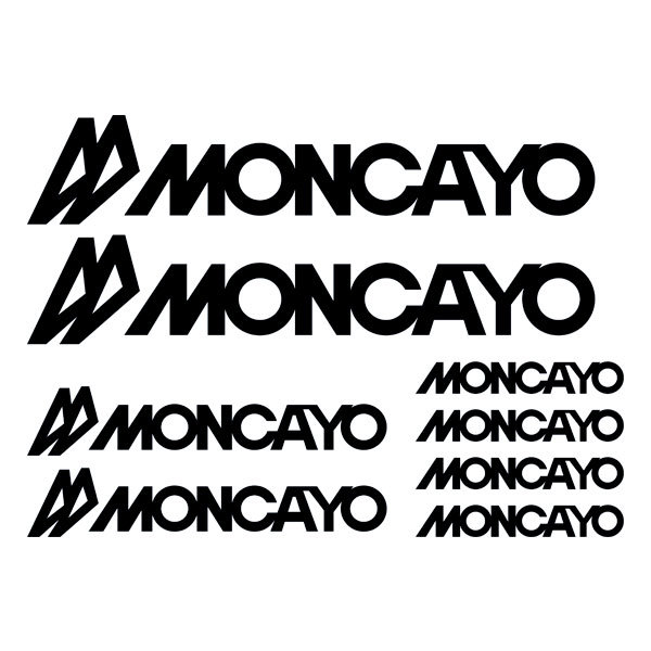 Aufkleber: Set 8X Moncayo