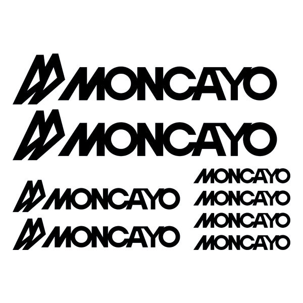 Wohnmobil aufkleber: Set 8X Moncayo