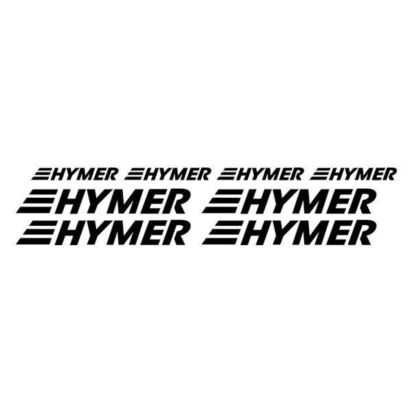 Wohnmobil aufkleber: Hymer Aufkleber-Set