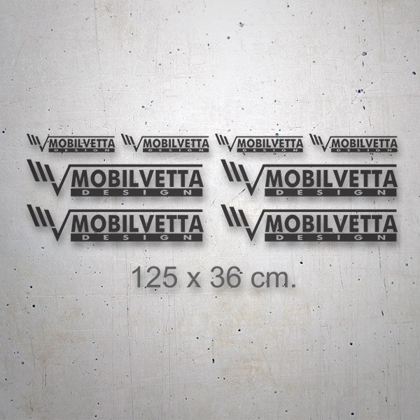 Mobilvetta Design Aufkleber-Set (8-teilig) 2/2