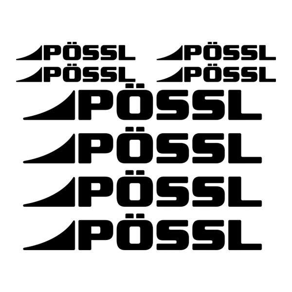Aufkleber: Set 8X Pössl
