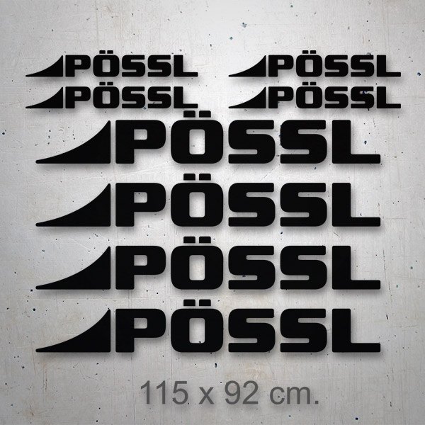 Aufkleber: Set 8X Pössl