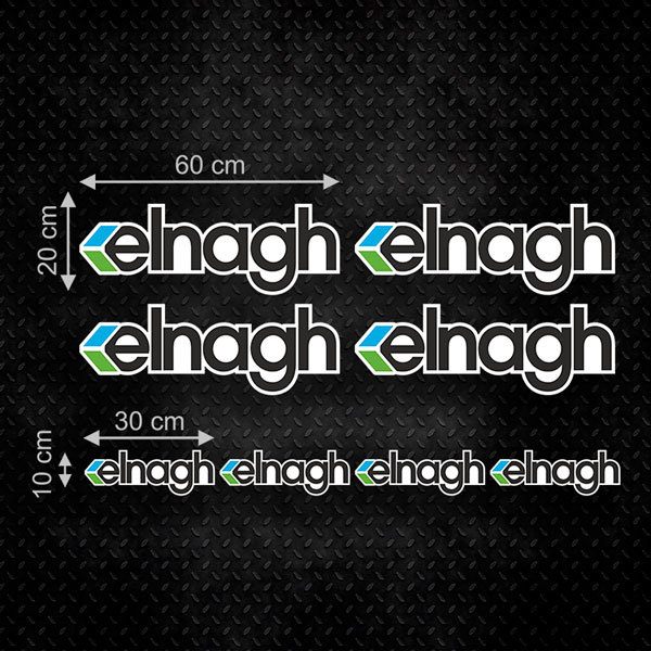 Aufkleber: Set 8X Elnagh Farbe