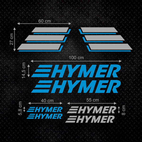 Hymer Aufkleber-Set (12-teilig) 0
