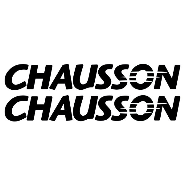 Wohnmobil aufkleber: Chausson Aufkleber-Set (2 St&uuml;ck)