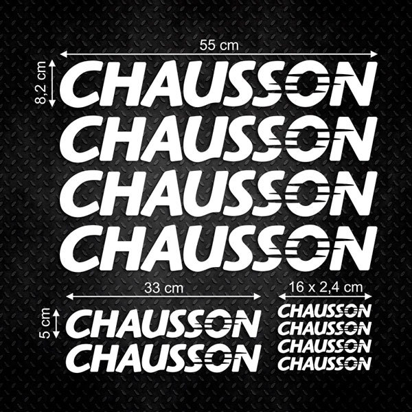 Chausson Aufkleber-Set 0