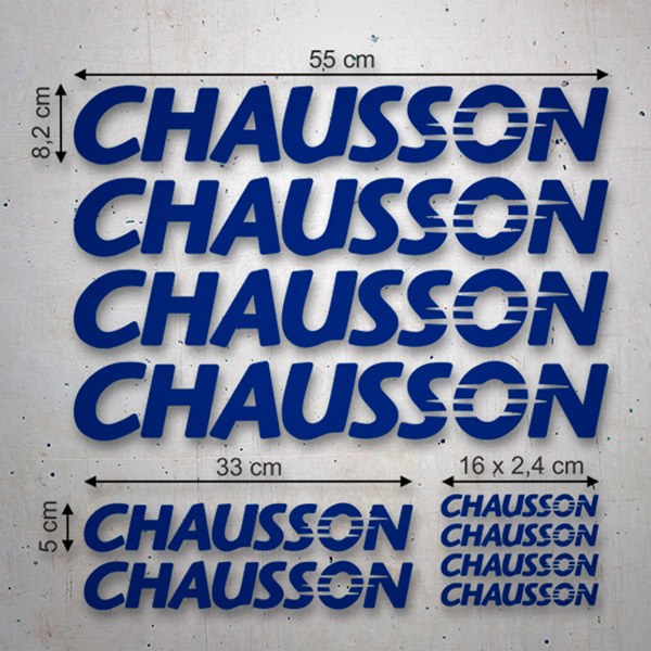 Chausson Aufkleber-Set 2/3