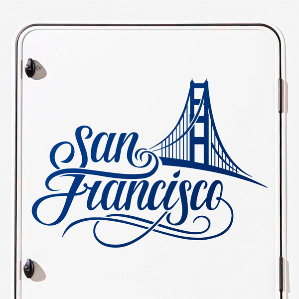 Wohnmobil aufkleber: San francisco Golden Gate