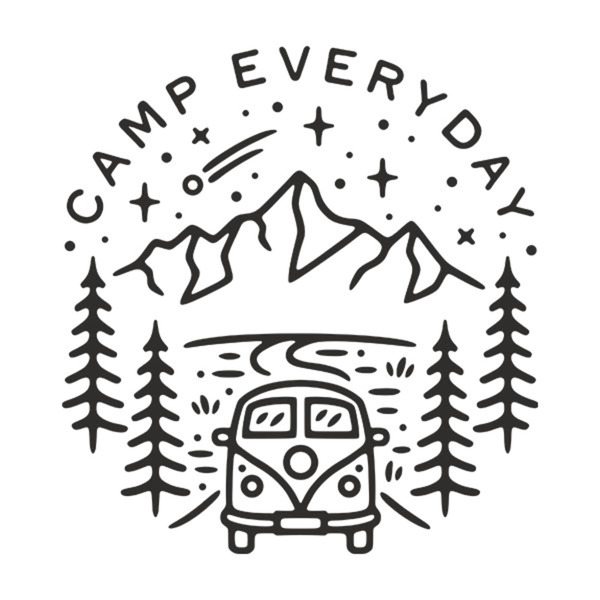 Wohnmobil aufkleber: Camp Everyday