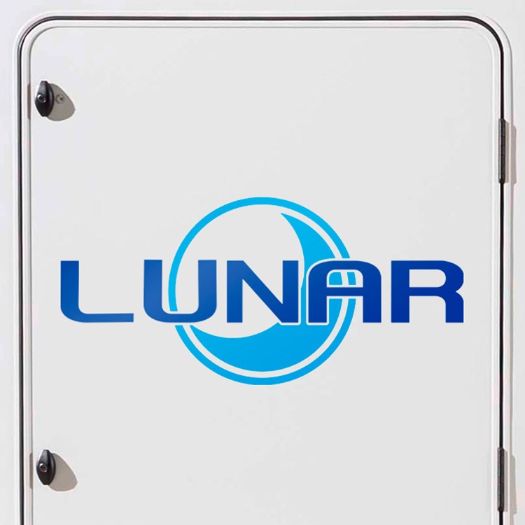 Wohnmobil aufkleber: Lunar Logo Wohnmobil Aufkleber