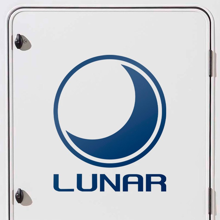 Wohnmobil aufkleber: Lunar Logo Wohnmobil Vinyl