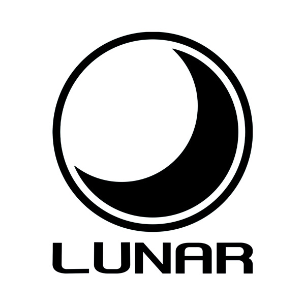 Wohnmobil aufkleber: Lunar Logo Vinyl in Zwei Farben für Wohnmobil