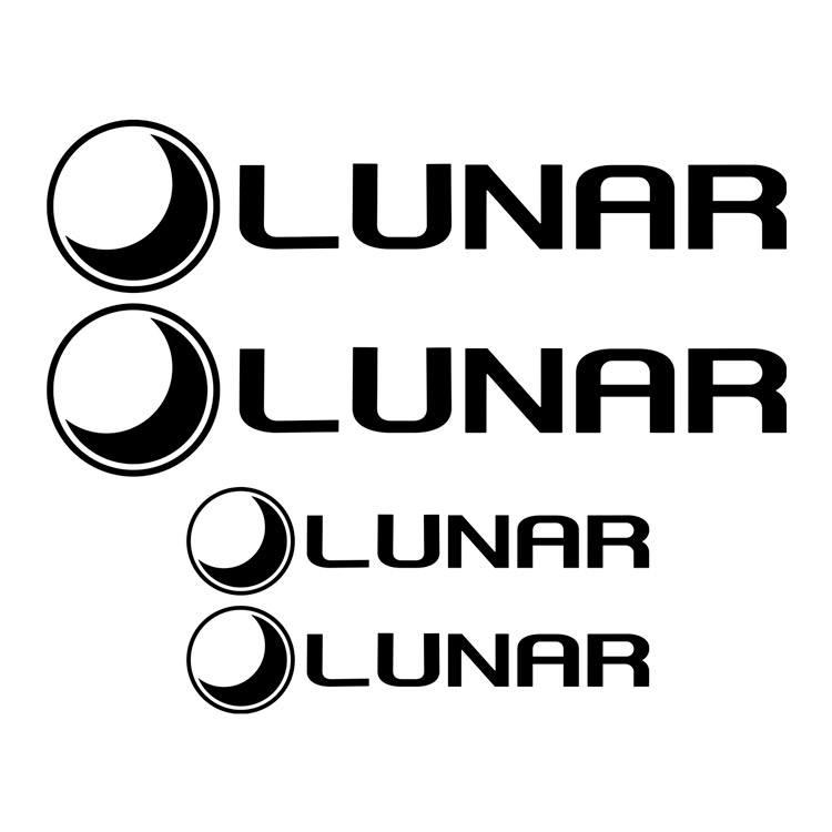 Wohnmobil aufkleber: Lunar Wohnmobil Aufkleber Set - 80x64 cm
