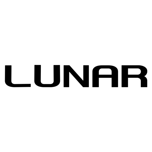 Wohnmobil aufkleber: Lunar Logo Aufkleber für Wohnwagen