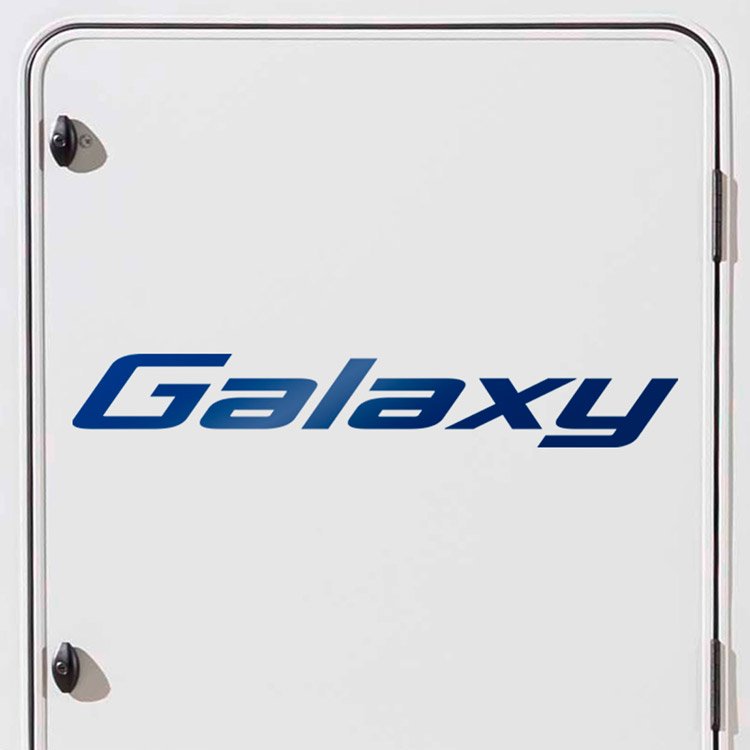 Wohnmobil aufkleber: Lunar Galaxy Aufkleber für Wohnwagen