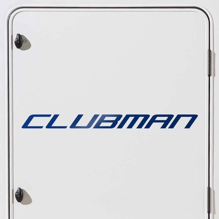 Wohnmobil aufkleber: Lunar Clubman Aufkleber für Wohnwagen