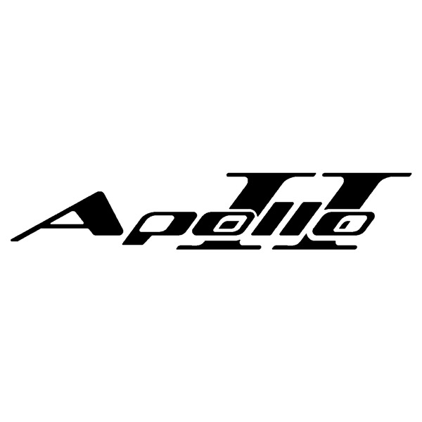 Wohnmobil aufkleber: Wohnmobil-Aufkleber Lunar Apolo II, zwei Farben