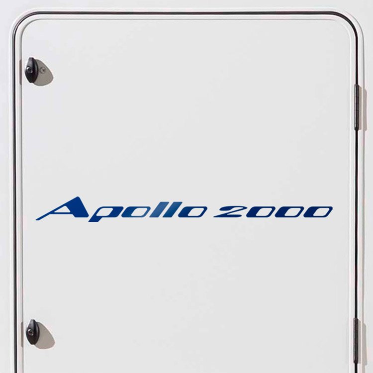 Wohnmobil aufkleber: Wohnmobil-Aufkleber Lunar Apolo 2000