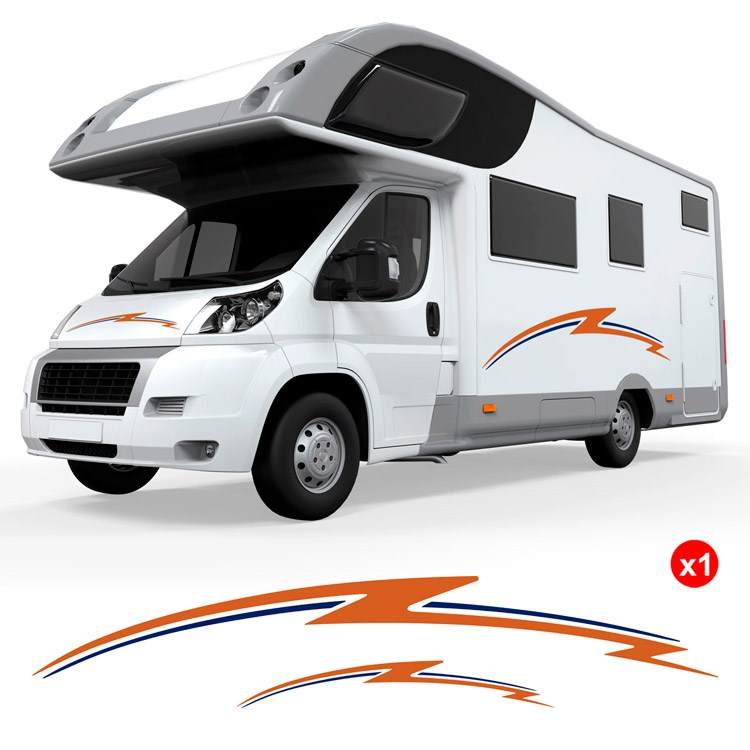 Wohnmobil aufkleber: Lunar Xstar Kit hinten und vorne