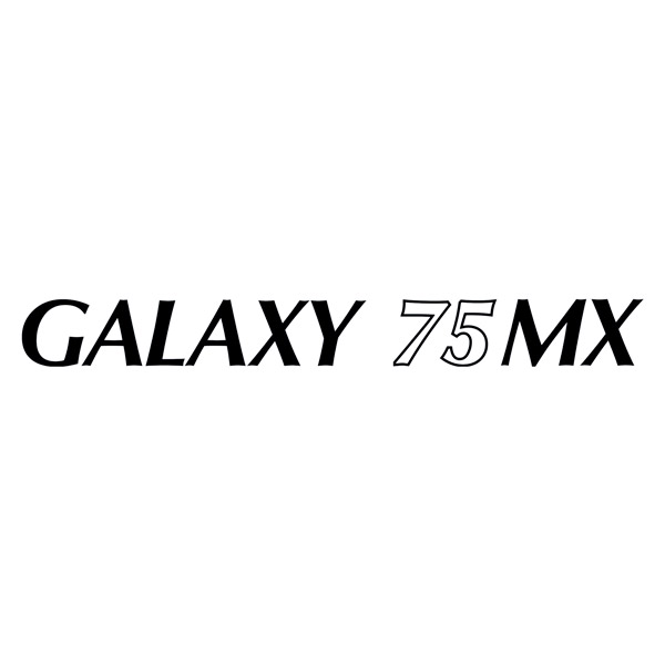 Wohnmobil aufkleber: Wohnmobil-Aufkleber Pilote Galaxy 75MX