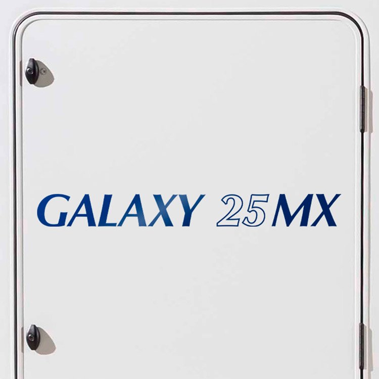 Wohnmobil aufkleber: Aufkleber Pilote Galaxy 25MX