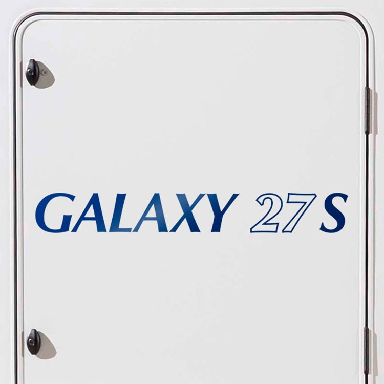 Wohnmobil aufkleber: Dekorative Aufkleber Pilote Galaxy 27S für Wohnmob