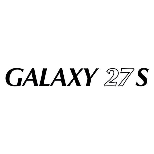 Wohnmobil aufkleber: Dekorative Aufkleber Pilote Galaxy 27S für Wohnmob