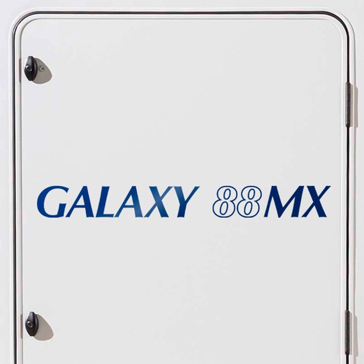 Wohnmobil aufkleber: Pilote Galaxy 88MX - Dekorative Aufkleber