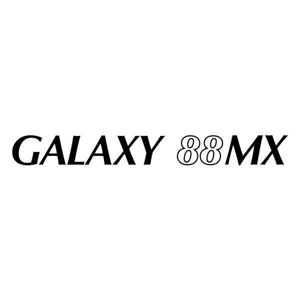 Wohnmobil aufkleber: Pilote Galaxy 88MX - Dekorative Aufkleber