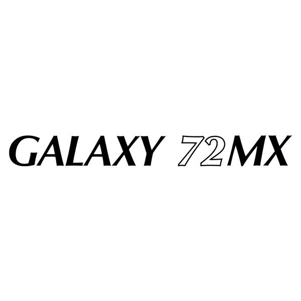 Wohnmobil aufkleber: Pilote Galaxy 72MX - Dekorative Aufkleber