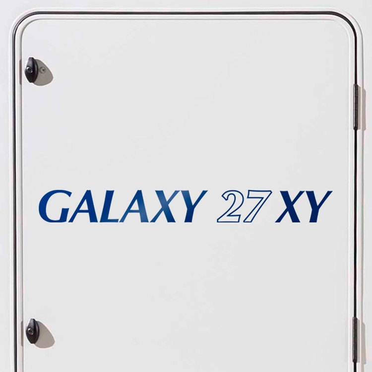 Wohnmobil aufkleber: Dekorative Aufkleber Pilote Galaxy 27XY für Wohnmo