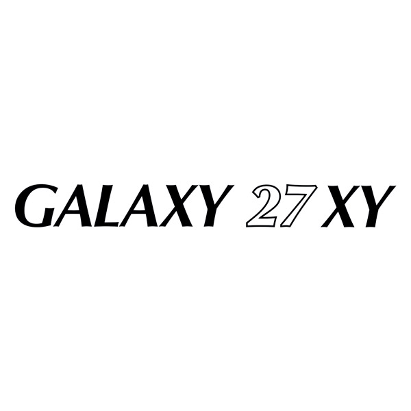 Wohnmobil aufkleber: Dekorative Aufkleber Pilote Galaxy 27XY für Wohnmo