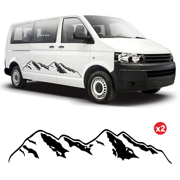 Wohnmobil aufkleber: 2x Rocky Mountains