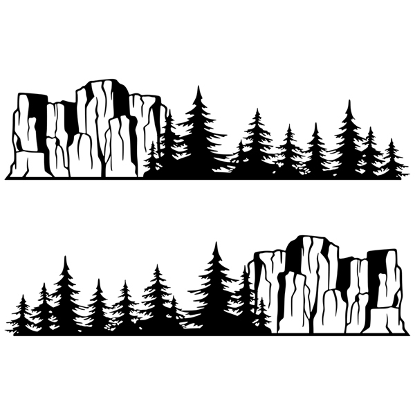 Wohnmobil aufkleber: 2x Banff Nationalpark