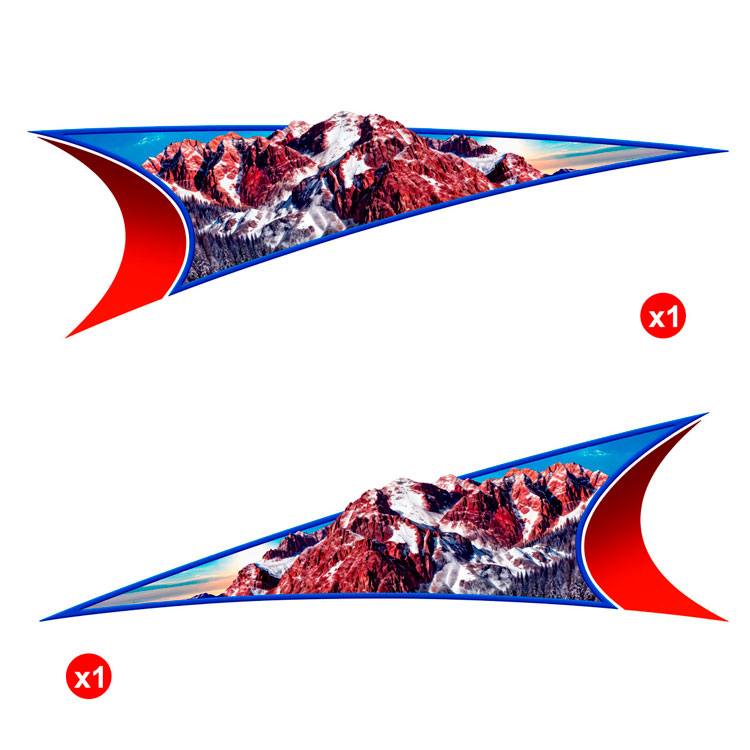 Wohnmobil aufkleber: Schneegipfel