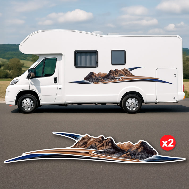 Wohnmobil aufkleber: Stammesberge