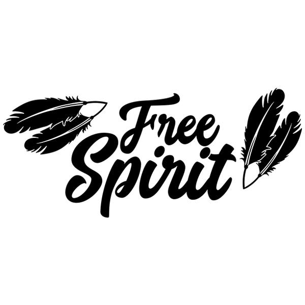Aufkleber: Free Spirit