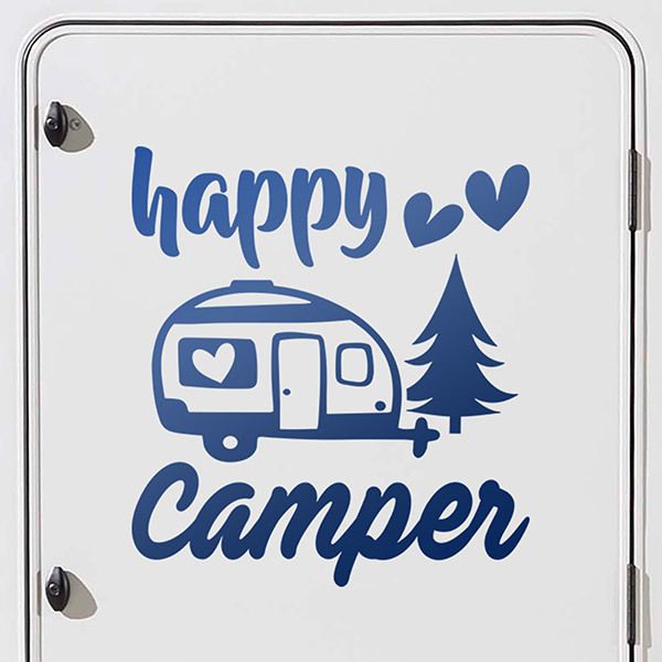 Wohnmobil aufkleber: Happy love camper