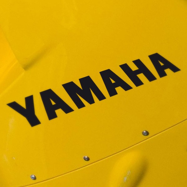 Aufkleber: Buchstaben Yamaha