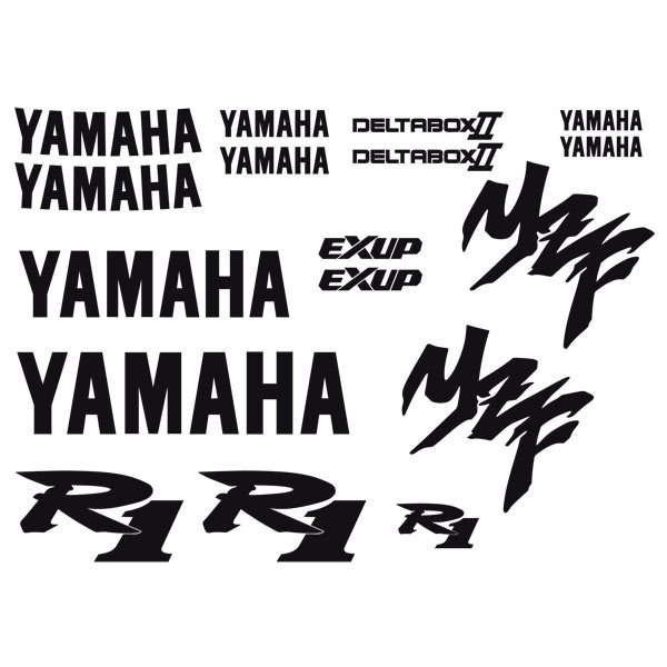 Aufkleber: Kit Yamaha YZF R1 custom
