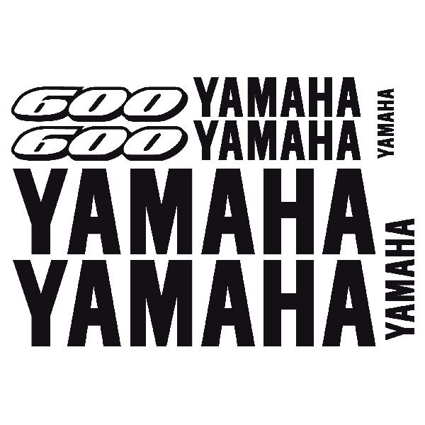Aufkleber: Kit Yamaha Seca II