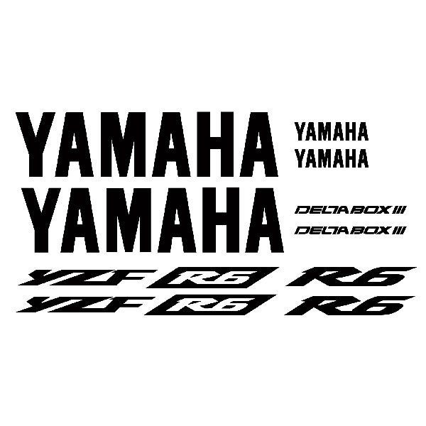 Aufkleber: Kit Yamaha YZF R6 2003 II