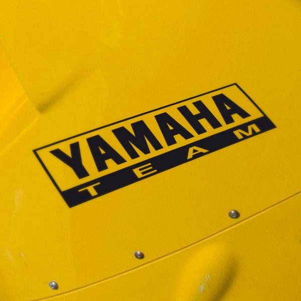 Aufkleber: Yamaha Team
