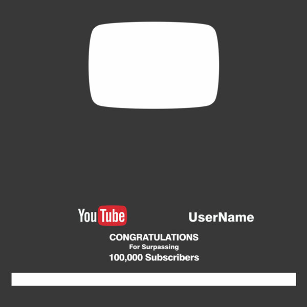 Aufkleber: Youtube-Platte