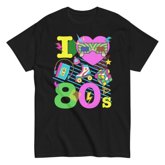 T-Shirt Liebe für die 80er