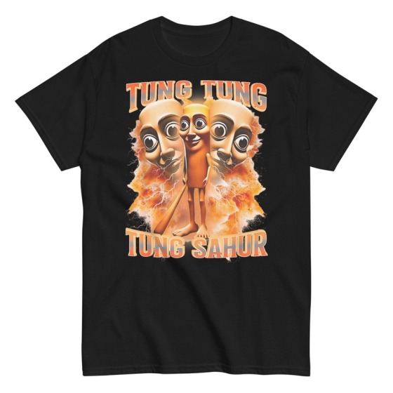 T-Shirt Tung Tung Sahur Intensives Brainrot